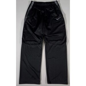 Nike Track Pants Mens Large Black Grey Mesh Side Stripe 940241-010